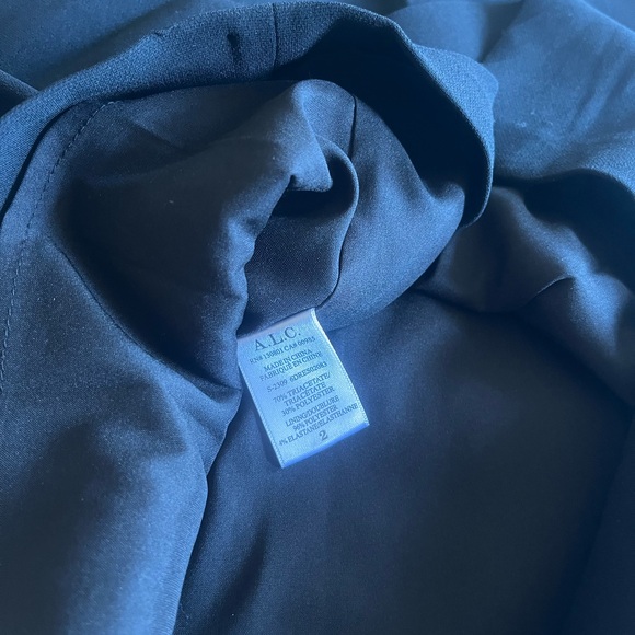 A.L.C. Nora Puff Sleeve Off Shoulder Midi Dress Black - Picture 7 of 7